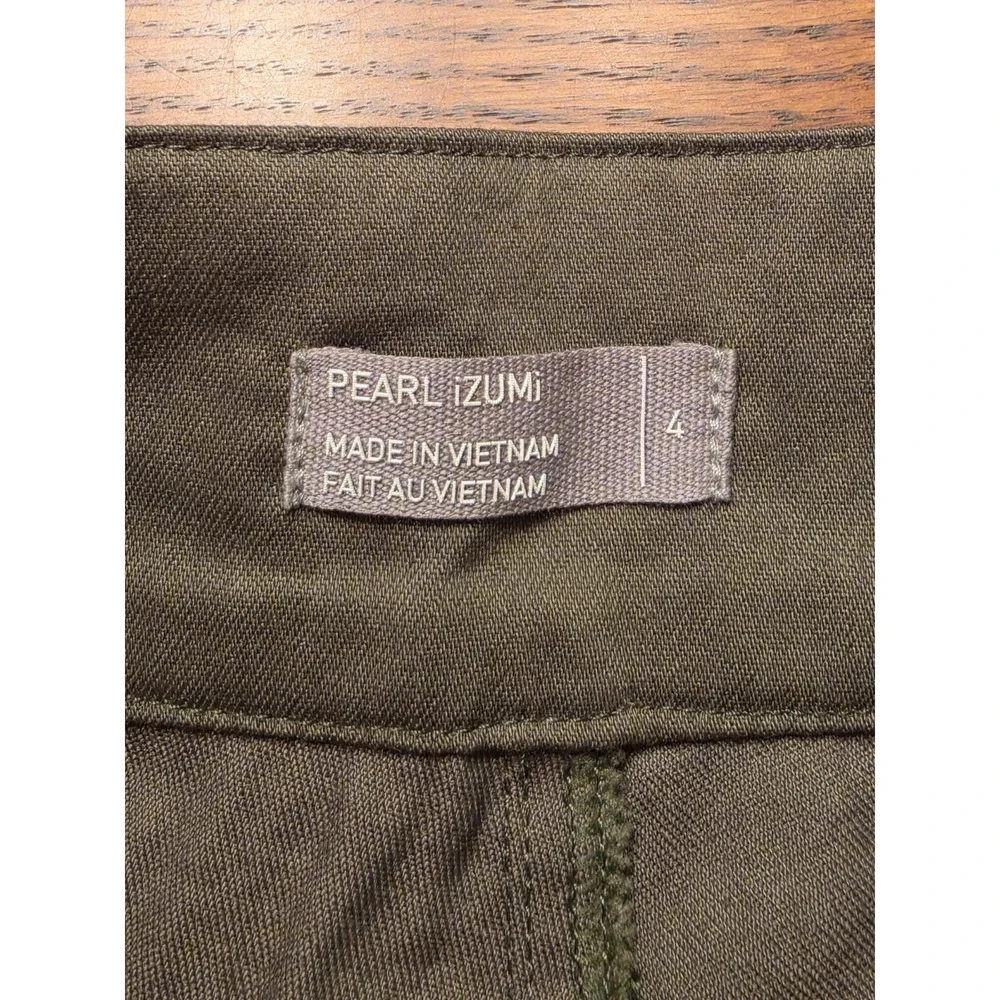 NWT Pearl‎ Izumi Rove Shorts Womens Sz 4 Olive Green Belted Casual Cycling 5.5
